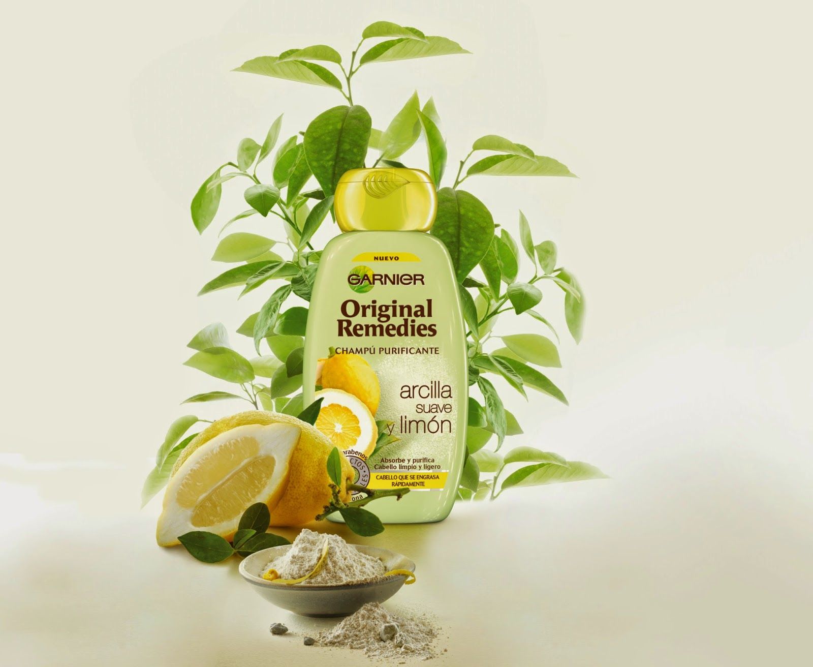 original remedies, garnier, arcilla y limón