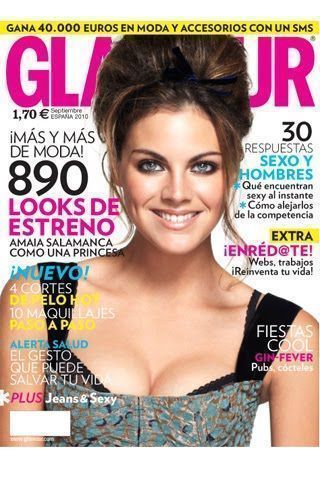 Amaia Salamanca, portada de la revista Glamour