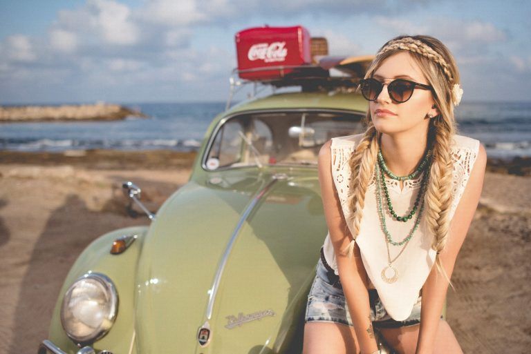 mujer formas trenza